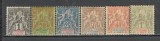Senegambia si Niger.1903 Alegorie 6 buc. MS.843