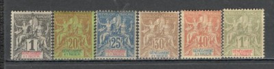 Senegambia si Niger.1903 Alegorie 6 buc. MS.843 foto