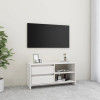 Comoda TV, alb, 80x31x39 cm, lemn masiv de pin GartenMobel Dekor, vidaXL