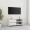 Gossi comoda tv, alb, 80x31x39 cm, lemn masiv de pin