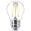 Bec LED filament Philips mini P45 E27 4.3W 470lm lumina calda 2700 K