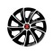 Set 4 Capace Roti potrivite jantelor de 15 inch, pentru Suzuki, model Stig Extra Black &amp; White