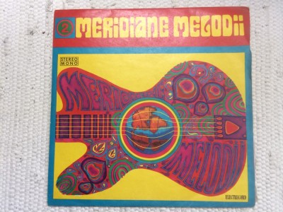 Meridiane melodii vol. 2 disc vinyl selectii muzica pop disco slagare usoara romaneasca STM EDE 0837 VG+ electrecord foto