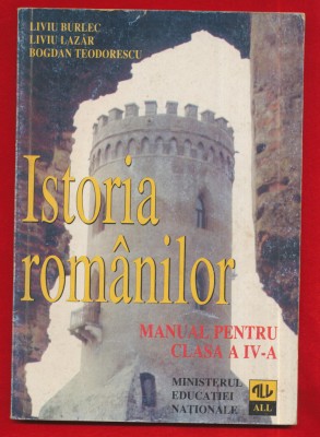 Istoria romanilor manual pentru clasa a IV-a 1998 foto