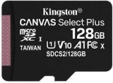 CARD MicroSD KINGSTON, 128 GB, microSDXC, clasa 10, standard UHS-I U1, &amp;quot;SDCS2/128GBSP&amp;quot; (timbru verde 0.03 lei)