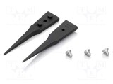 Capete pensetă drept &icirc;ngustate ESD KNIPEX, set 2 bucăți