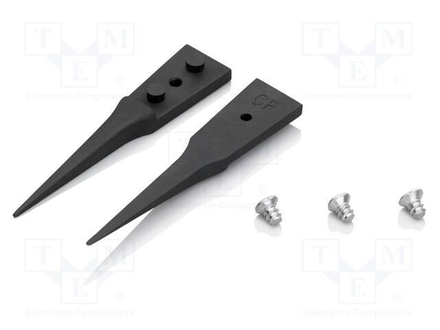 Capete pensetă drept &icirc;ngustate ESD KNIPEX, set 2 bucăți