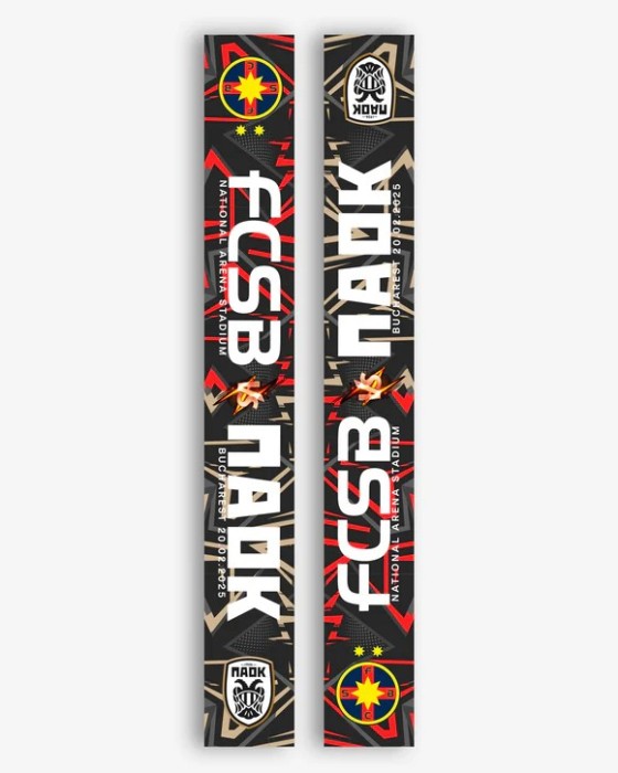 Esarfa (de colectie) meci fotbal FCSB (Steaua) - PAOK SALONIC (20.02.2025)