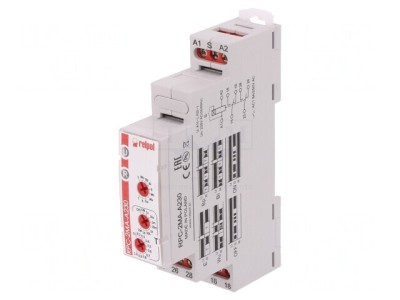 Timer Programabil 1s-10zile DPDT 230VAC 24VDC 8A foto