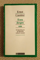 Ernest Cassirer - Eseu despre om foto