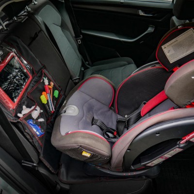 Husa Protectie Pentru Scaun Auto Copii Cu Buzunar Tableta 140261 24306 foto