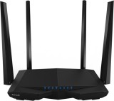 ROUTER Tenda wireless 1200Mbps, 4 porturi 10/100Mbps, 4 antene externe, Dual Band AC1200 &quot;AC6&quot; (timbru verde 0.8 lei)