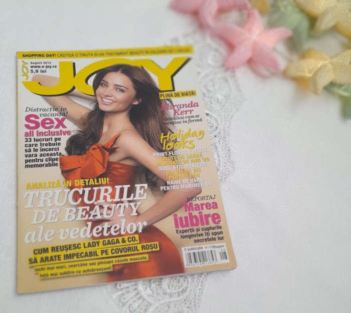 Revista Joy, August 2012
