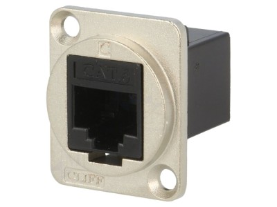 Conector RJ45 Cat6 soclu dual foto