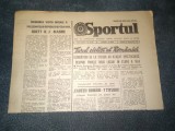 ZIARUL SPORTUL 10 SEPTEMBRIE 1983 ETAPA