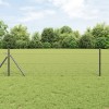 VidaXL &Icirc;ngrădire Hexagonală Gri 0.8x50 m Oțel