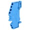 Conector de &Icirc;mbinare pentru Șine 0,08-4mm2, 3 Borne, Albastru