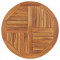 Blat de masa rotund, 80 cm, lemn masiv de tec, 2,5 cm GartenMobel Dekor