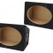 Boxe auto MDF 6x9 negre set 2 bucăți