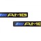 Set 2 x Ornament prag auto cu iluminare LED, Mercedes Benz AMG