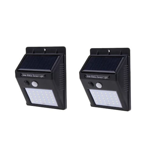 Set 2 lampi solare, FOXMAG24, 30 de LED, senzor de miscare, 0.55W