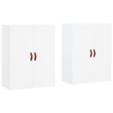 Cumpara ieftin Dulapuri cu montaj pe perete, 2 buc, alb, 69,5x34x90 cm