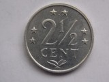 2 1/2 CENT ANTILELE OLANDEZE-UNC