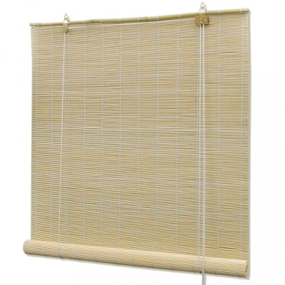 Jaluzele rulabile, 80 x 160 cm, bambus natural 241320 foto