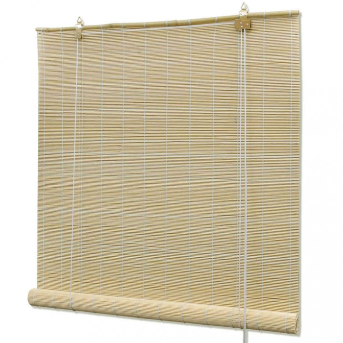 Jaluzele rulabile, 80 x 160 cm, bambus natural 241320