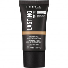 Fond de Ten Rimmel Lasting Matte, 203 True Beige, 30 ml, Fond de Ten cu Acoperire, Fond de Ten Efect Mat, Fond de Ten cu Acoperire Mare, Fond de Ten R foto