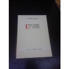 LIMBA ROMANA SI VARIETATILE EI LOCALE, LUCRARILE SESIUNII STINTIFICE 31 OCTOMBRIE 1994
