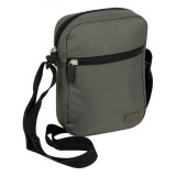 Geantă de Umar Urban, Compartiment cu Fermoar, Curea Reglabilă, Poliester, Verde Olive, 19x14x5.5cm, Oem