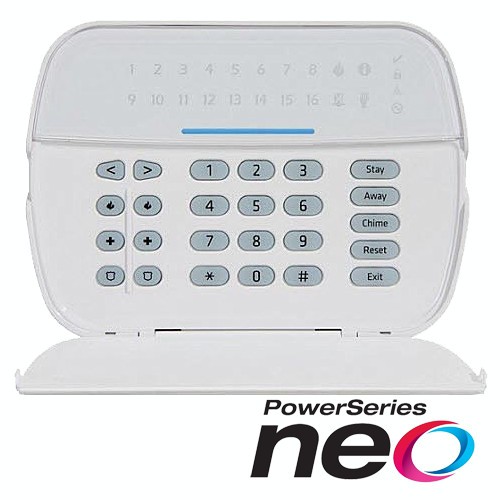 Tastatura LED, cablata, 16 zone, SERIA NEO - DSC NEO-HS2LED