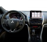 Folie Protectie Navigatie Mitsubishi Eclipse Cross 2021+, Duragon, protectie Display Navigatie, silicon Transparent, Anti-zgarieturi, kit instalare