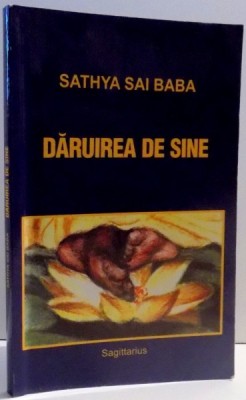 DARUIREA DE SINE de SATHYA SAI BABA , 2002 , PREZINTA SUBLINIERI CU CREIONUL foto