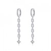 Cercei din argint -LONG STAR- ARG87A, Argintboutique