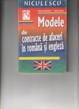 Modele de Contracte de Afaceri in romana si engleza de Andrei Dobrescu si Fulvia Turcu, Editura Niculescu, 2003