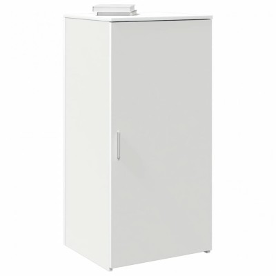 vidaXL Dulap de depozitare alb 50x45x103,5 cm din lemn prelucrat 859042 foto