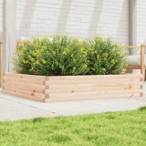 Cumpara ieftin Jardinieră de grădină, 110x110x23 cm, lemn masiv de pin