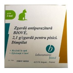 Zgarda antiparazitara pisici (BIOVE) foto