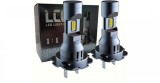 Set 2 becuri LED H7, 55W, lumina alb-rece, 25.000 Lumeni, Fara cablu si ventilator inclus