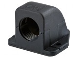 Conector &icirc;n unghi PG11 IP65 poliamidă neagră - Conector &icirc;n unghi PG11 IP65