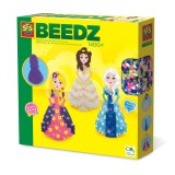 Set 1400 Margele de calcat cu accesorii incluse,tematica Printese,+5 ani, SES Creative