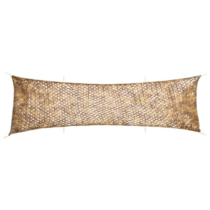 vidaXL Plasă de camuflaj cu geantă de depozitare, nisipiu, 753x199 cm