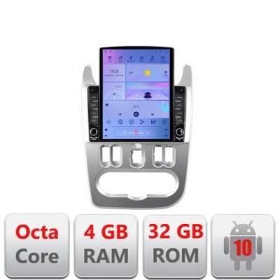 Navigatie Dacia Duster 2010-2012 G-099 ecran tip TESLA 9.7&amp;quot; cu Android Radio Bluetooth Internet GPS WIFI 4+32GB DSP 4G CarStore Technology foto