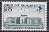 Franta 1965 - A 30-a aniversare a Academiei de Aviație din Salon, MNH, Nestampilat