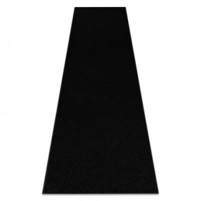 Traversa Trendy negru - netedă, uniformă, 140 cm foto