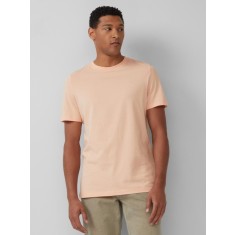 s.Oliver Tricou barbati din bumbac, Regular Fit, decolteu la baza gatului, Roz deschis, S