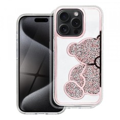 Husa pentru Apple iPhone 14 Pro Max, OEM, Teddy Bear, Roz foto
