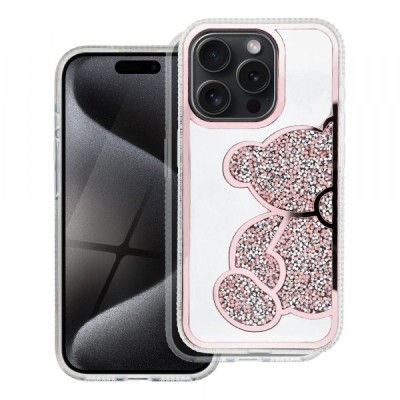 Husa pentru Samsung Galaxy A15 5G A156 / A15 A155, OEM, Teddy Bear, Roz foto